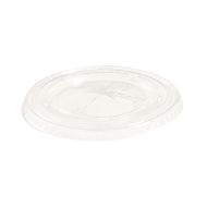 TAPA VASO PLASTICO FRAPPE PET DARNEL (PLANA SORBETE) PARA 9/12/16/20OZ *50UNID
