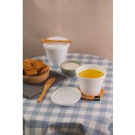 TAPA CONTENEDOR TERMICO CASELLA WELL CUP ISOPOR BLANCA *100UNID