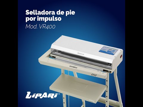 SELLADORA LIPARI CON PIE 40CM SELLADO HORIZONTAL (H400) *UNID